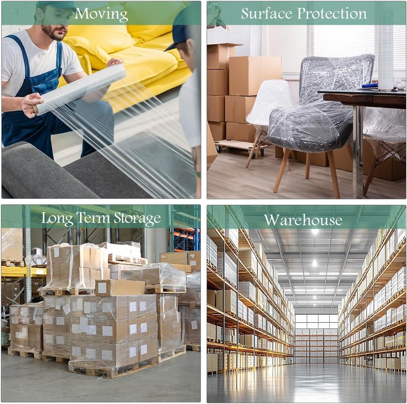 AISEY Shink Wrap Roll Heavy Duty Plastic 15" X 1000FT-3PACK - Image 5